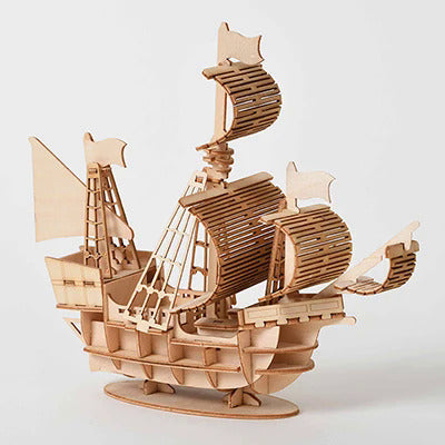 3D Wooden Animal Puzzle Toys Assembly Kit