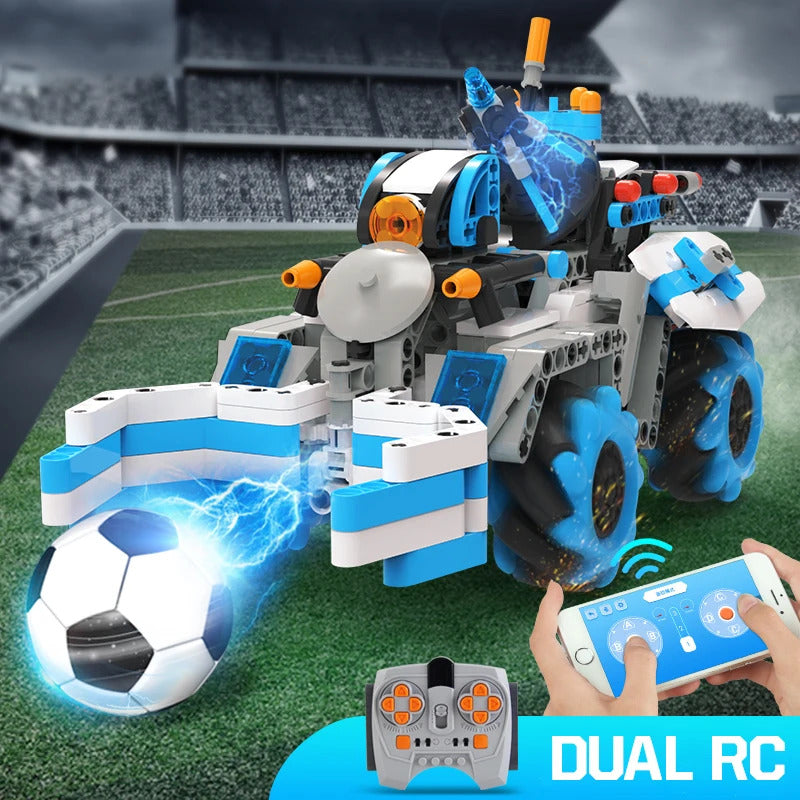 DIY 489Pcs App Voice Control Remote Car Rc Robot