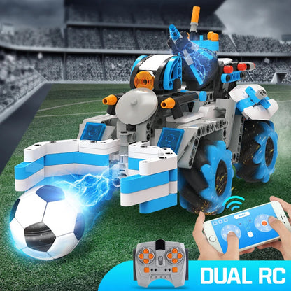 DIY 489Pcs App Voice Control Remote Car Rc Robot