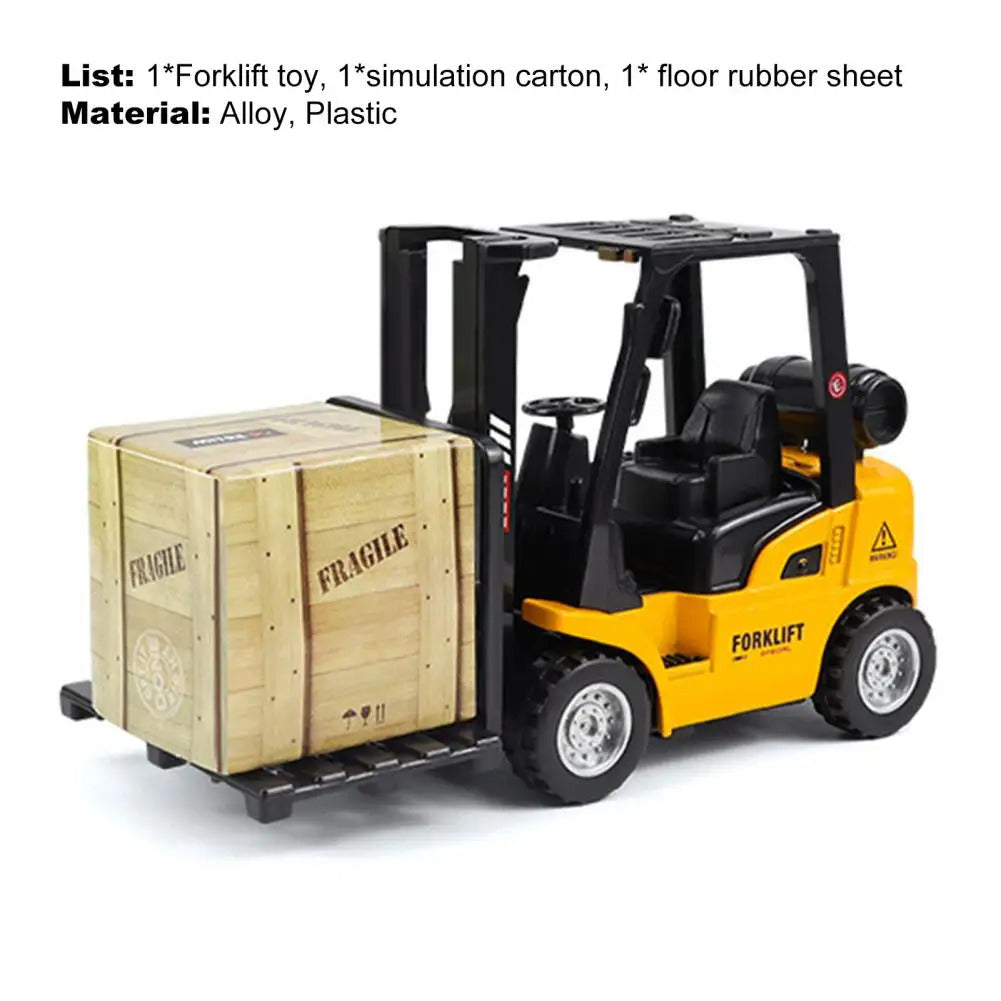 Forklift Inertia Toy Burrs-free Excellent Fadeless Pull Toy