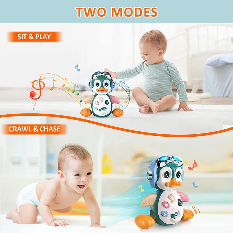 ミュージカルペンギン幼児用移動歩行ダンスおもちゃ