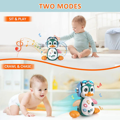 ミュージカルペンギン幼児用移動歩行ダンスおもちゃ
