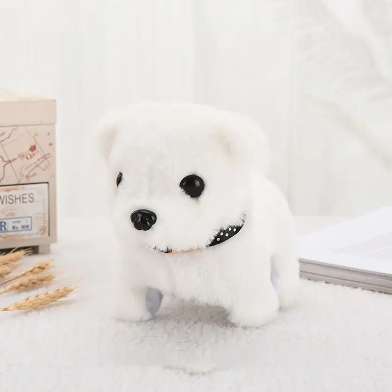 歩く、吠える、うなずく、尻尾を振るシミュレーション電気犬