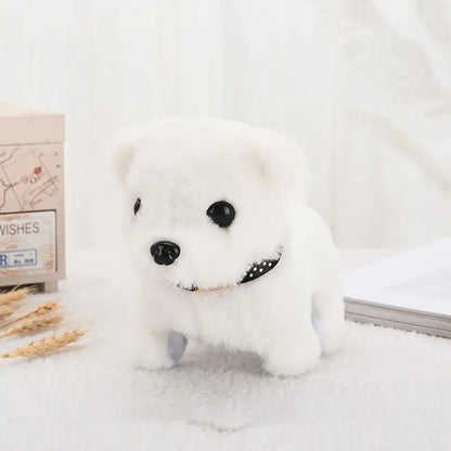 歩く、吠える、うなずく、尻尾を振るシミュレーション電気犬