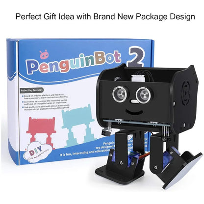Penguin Bot Biped Robot Kit STEM Toys for Kids and Adults