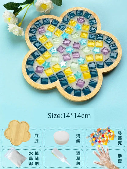 手作りDIYカップマット材料パッケージ