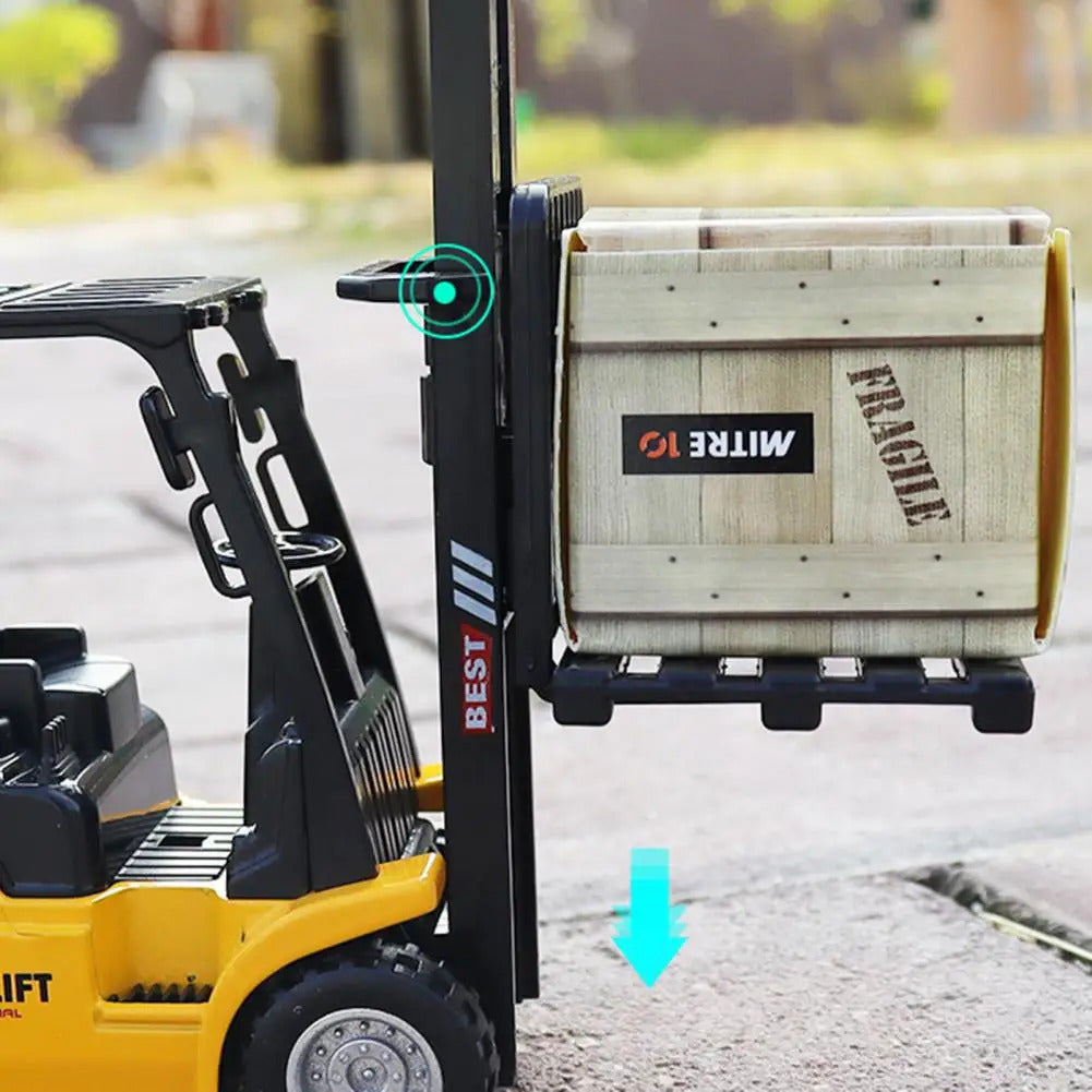 Forklift Inertia Toy Burrs-free Excellent Fadeless Pull Toy