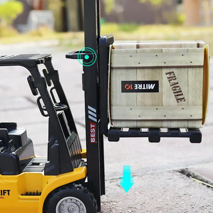Forklift Inertia Toy Burrs-free Excellent Fadeless Pull Toy