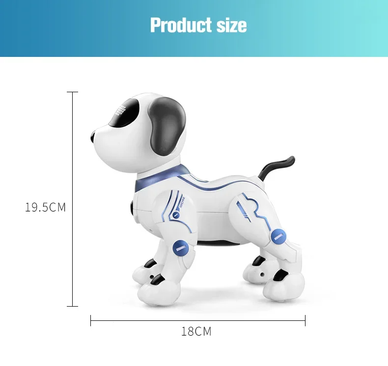 Intelligent Programmable Toys Remote Control Robotic Dog