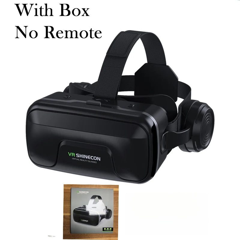 3D Virtual Reality VR Glasses With Controllers