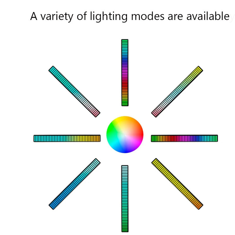 16/32/40Led RGB Sound Controlled Music Levels Light