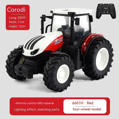 1:24 Alloy Remote-Controlled Tractor Toy