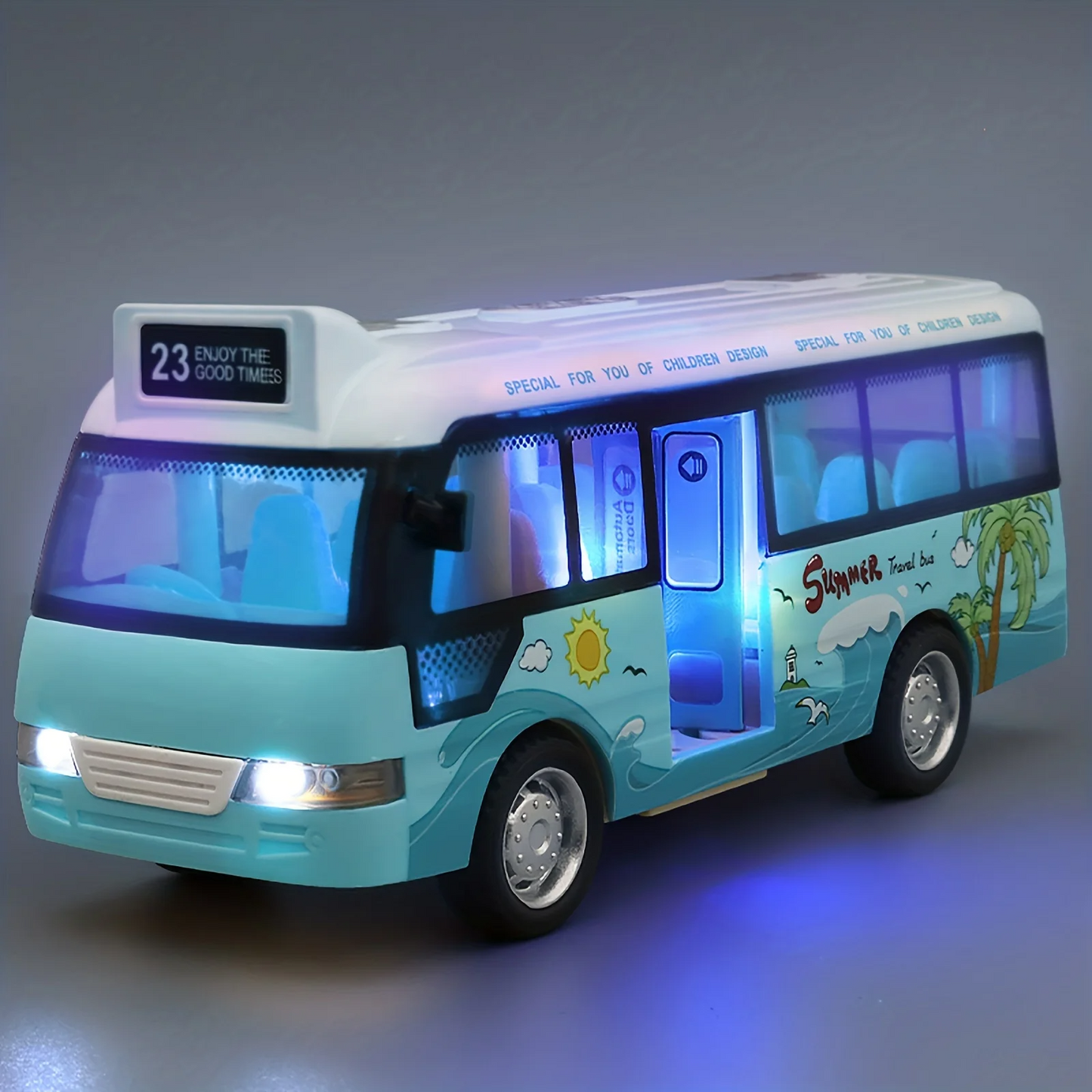 スクールバス おもちゃ 車 プラスチック 小さな車 シティバス