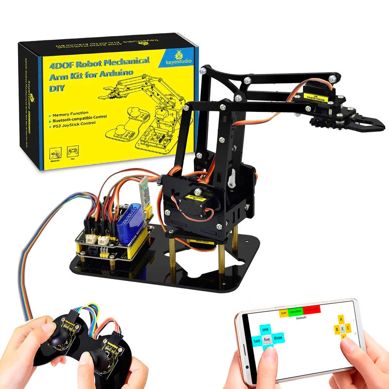STEM  4DOF Robot Arm Kit  Mechanical Arm Claw Kit