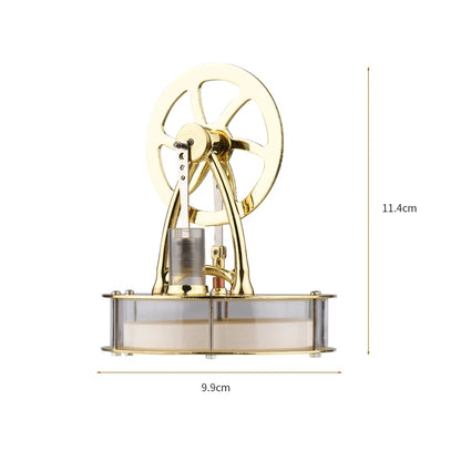 Electricity Generator Heat Experiment Model with Flywheel Design