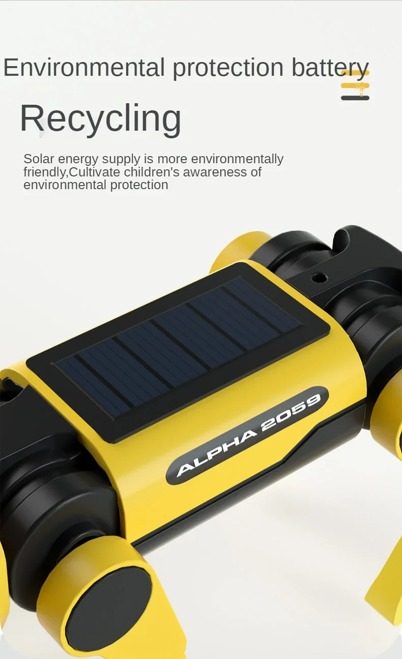 Robot Dog Science Experiment Kits Solar Powered Puppy