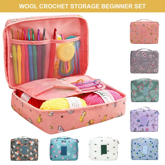59Pcs/Set Crochet Set DIY Beginner Crochet Hook Kit