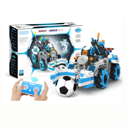 DIY 489Pcs App Voice Control Remote Car Rc Robot