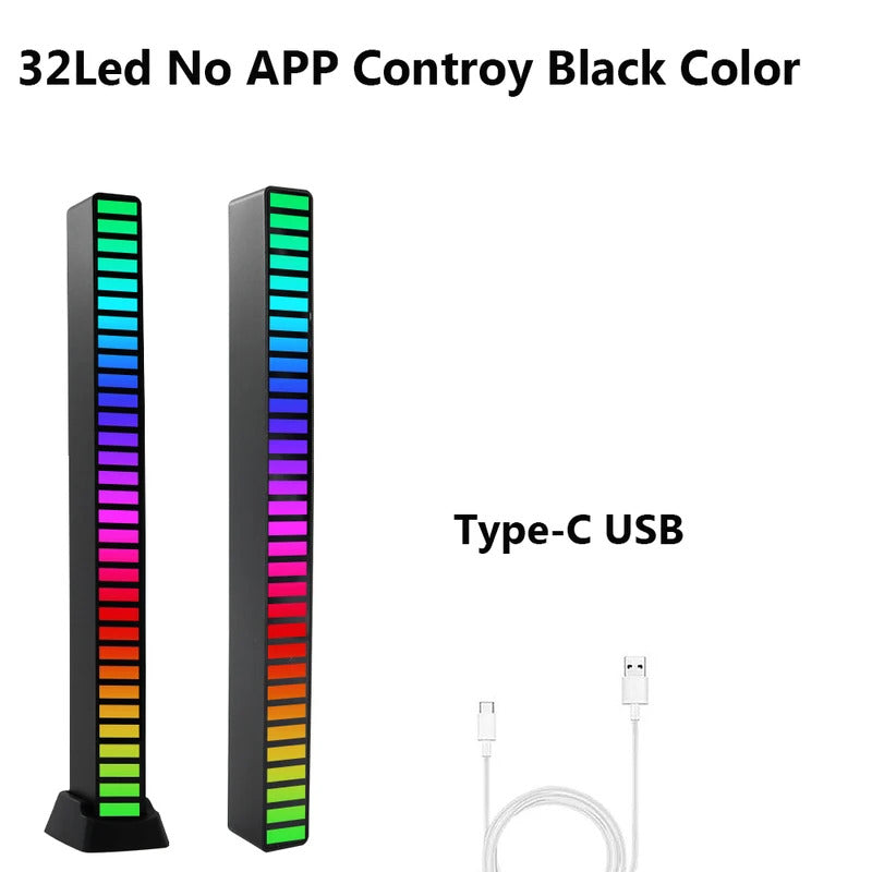 16/32/40Led RGB Sound Controlled Music Levels Light