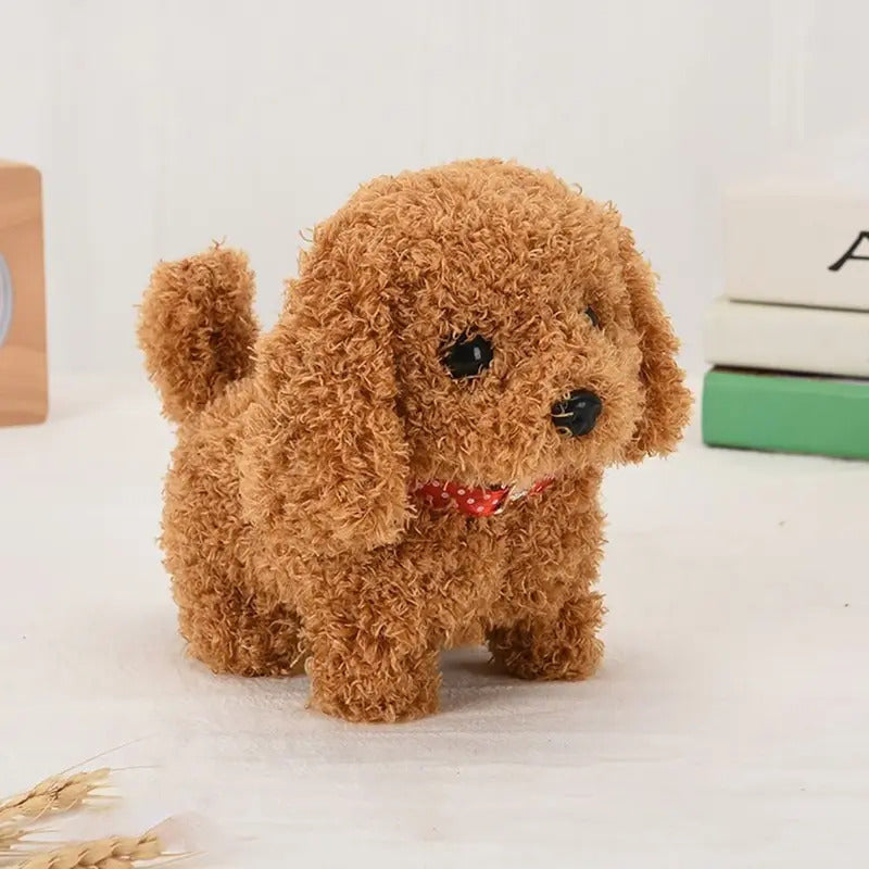 歩く、吠える、うなずく、尻尾を振るシミュレーション電気犬