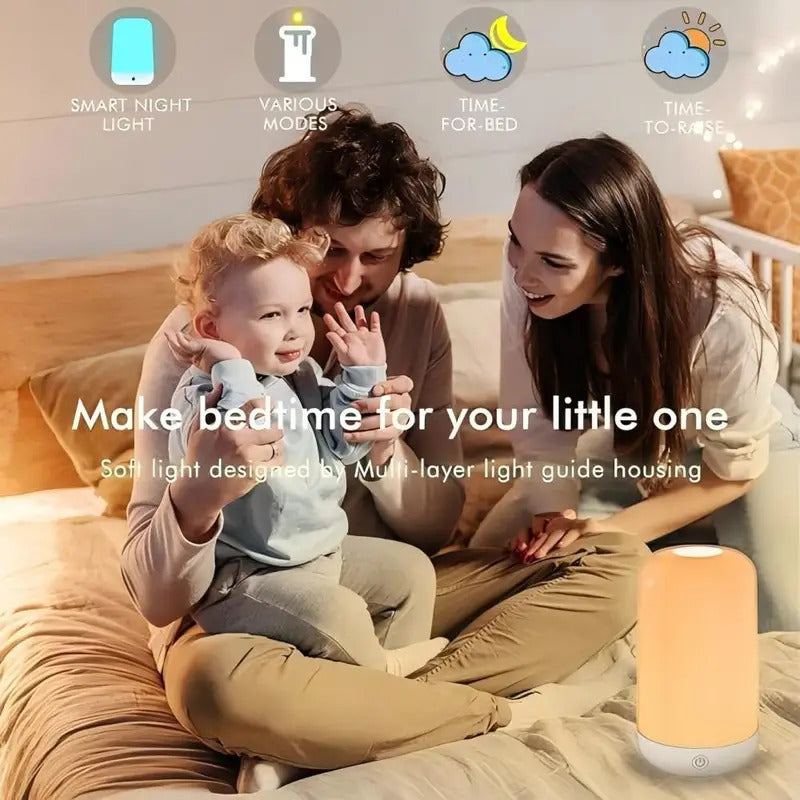 Smart LED Bedsides Lamp Night Light RGB Dimmable Touch Light