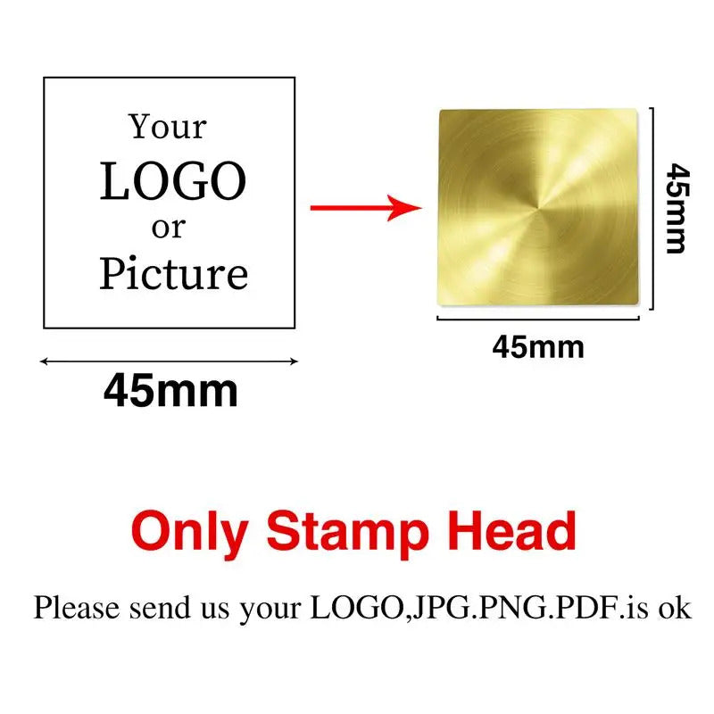 Personalized Logo Metal Stamps Custom Wax Seals Stamps - view 28