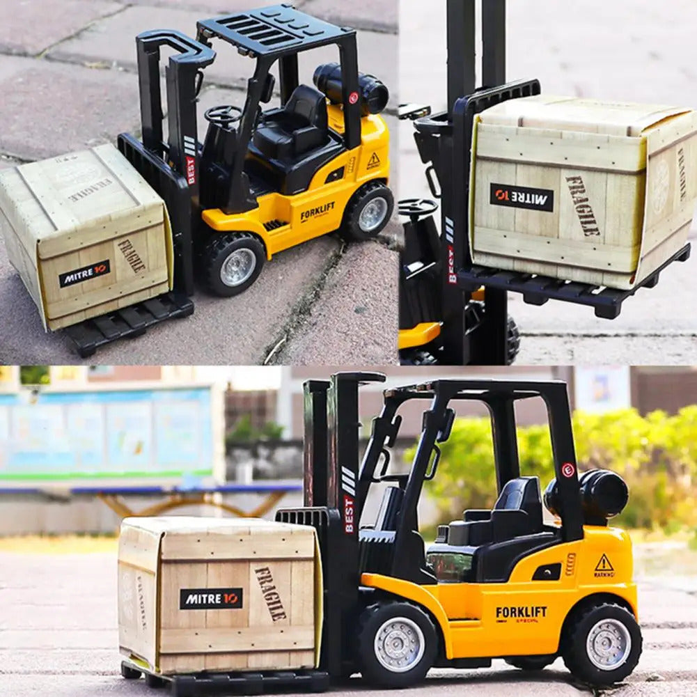 Forklift Inertia Toy Burrs-free Excellent Fadeless Pull Toy