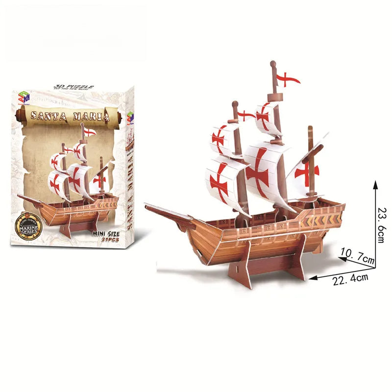 40 Style World Famous Architecture Building 3D Puzzle Model