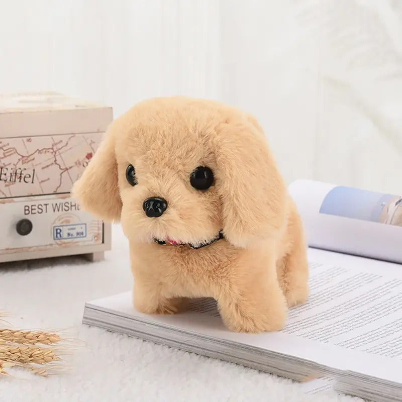 歩く、吠える、うなずく、尻尾を振るシミュレーション電気犬
