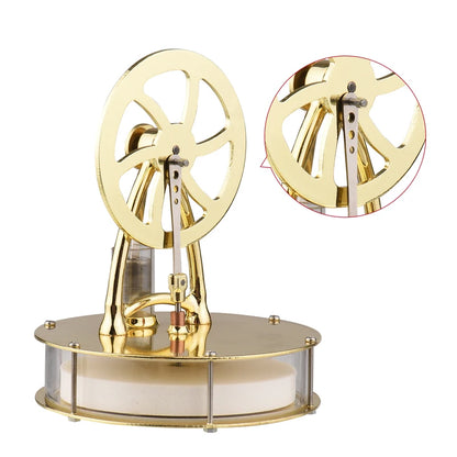 Electricity Generator Heat Experiment Model with Flywheel Design