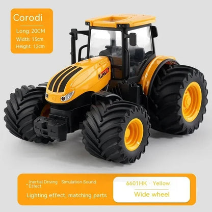 1:24 Alloy Remote-Controlled Tractor Toy