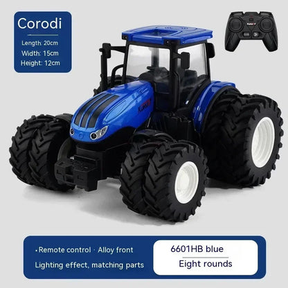1:24 Alloy Remote-Controlled Tractor Toy