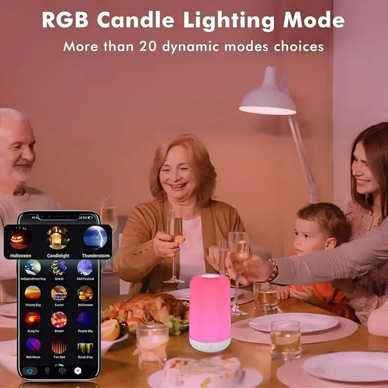 Smart LED Bedsides Lamp Night Light RGB Dimmable Touch Light
