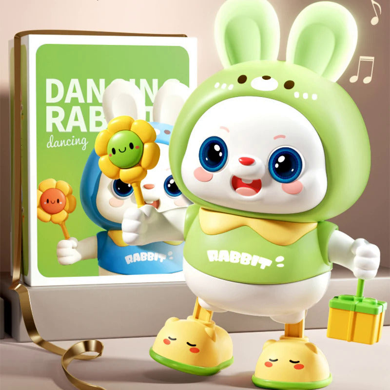 子供用かわいいウサギ電子玩具ペット 音楽ライト付き