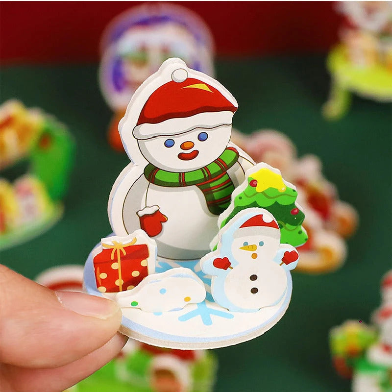 3D Christmas Fun Three-dimensional Handmade Jigsaw Puzzle