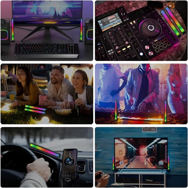 16/32/40Led RGB Sound Controlled Music Levels Light