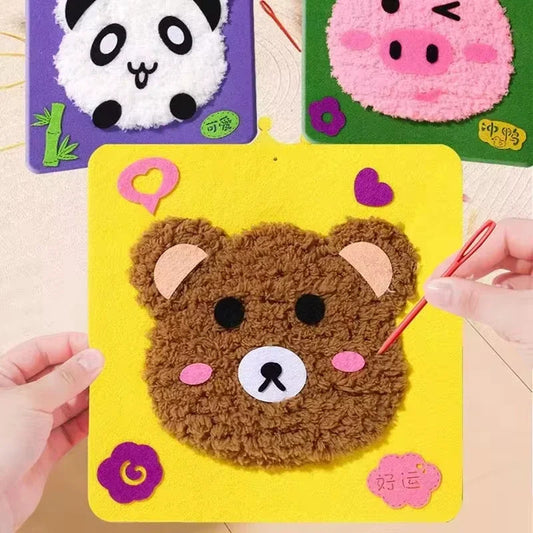 Children's Diy Educational Weaving Material Package