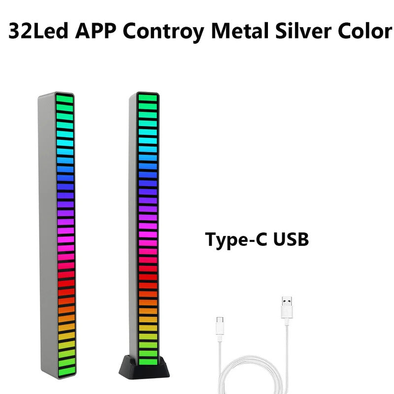 16/32/40Led RGB Sound Controlled Music Levels Light