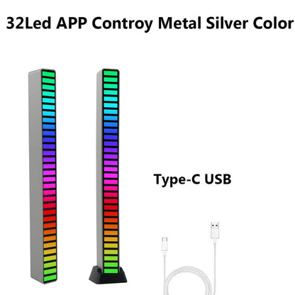 16/32/40Led RGB Sound Controlled Music Levels Light