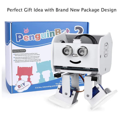 Penguin Bot Biped Robot Kit STEM Toys for Kids and Adults