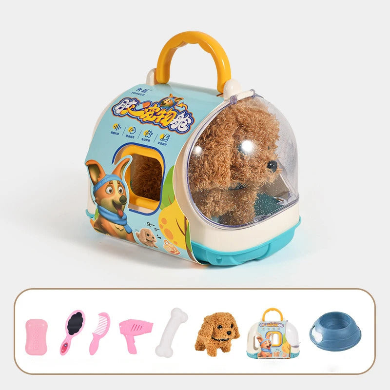 新しい電子歩行インタラクティブ犬ぬいぐるみおもちゃ