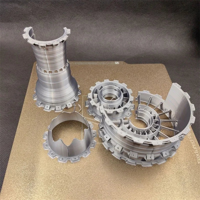 DIY TR900 Turbofan Engine Aviation Model Assembly Kit