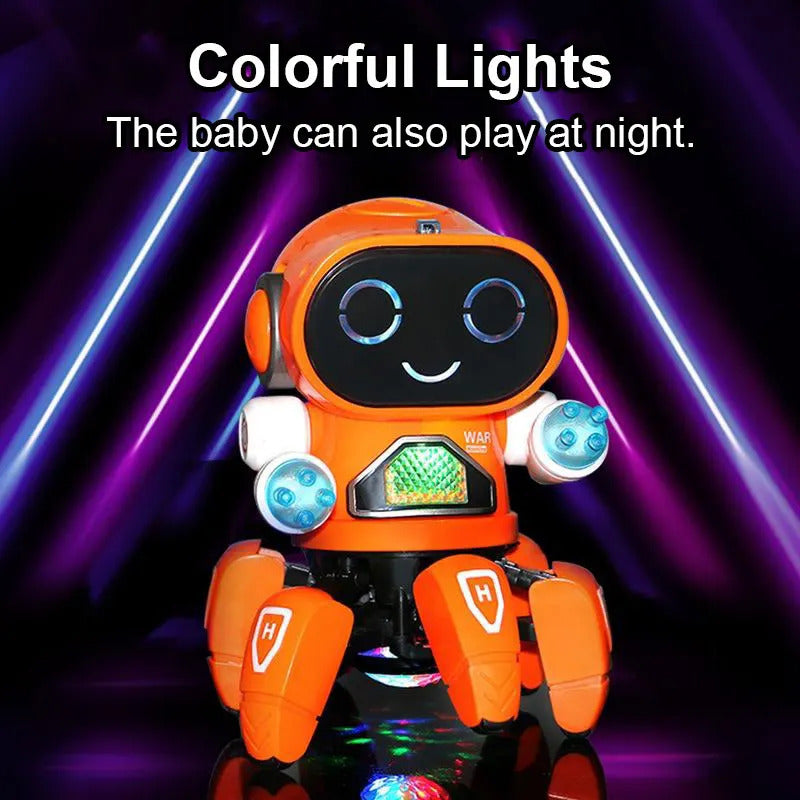 ダンスロボット 電動ペット ミュージカル 光るおもちゃ