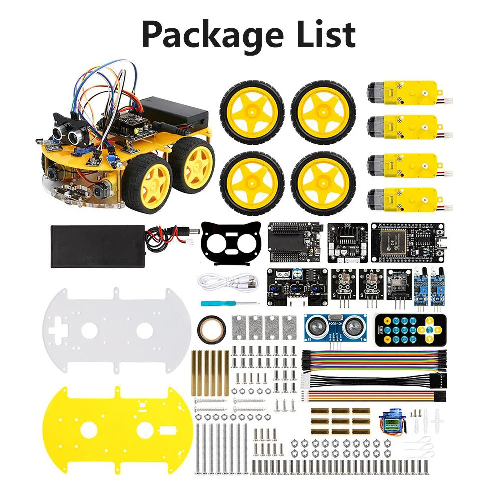 WiFi Multifunction 4WD Smart Robot Car Kit