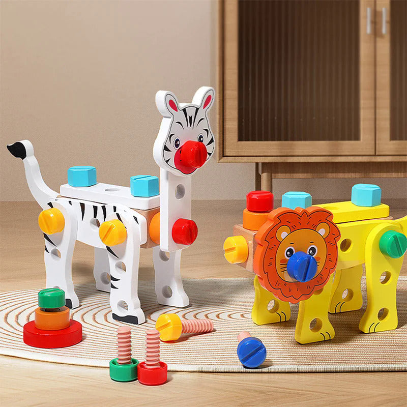 子供用木製ツールボックスクリエイティブプレイセット
