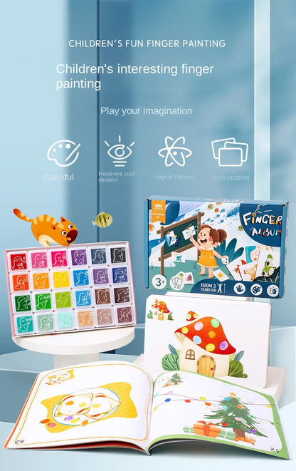 子ども用フィンガーペイント DIY おもちゃ