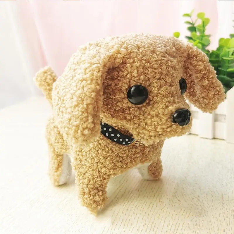 歩く、吠える、うなずく、尻尾を振るシミュレーション電気犬