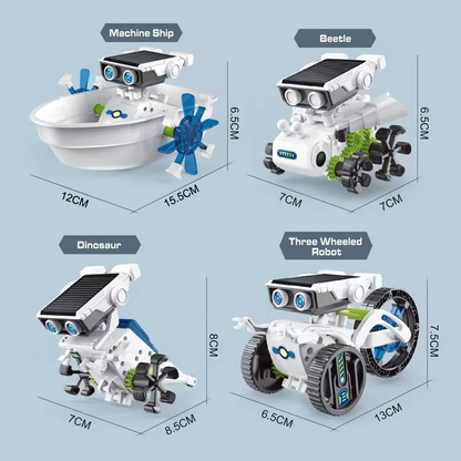 12 In 1 Solar Powered Robot Self-Assembly Toys