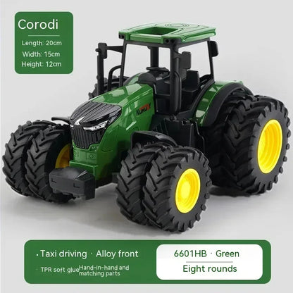 1:24 Alloy Remote-Controlled Tractor Toy