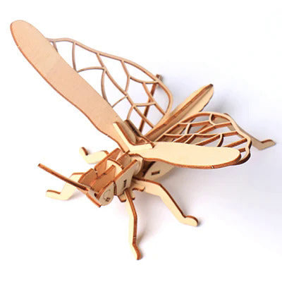 3D Wooden Animal Puzzle Toys Assembly Kit